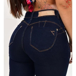 Calça Jeans Feminina Modelagem Bumbum Top