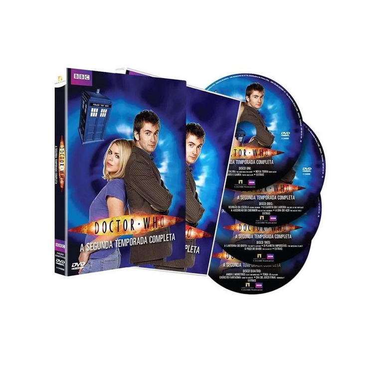 Box Doctor Who 2ª Temporada - 4 Dvd’s - Original Lacrado