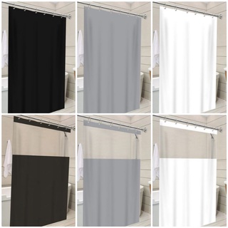 Cortina Box de Banheiro IMPERMEÁVEL Com Visor/Sem Visor 1,38m X 1,98m PVC Antimofo Provador Lavável