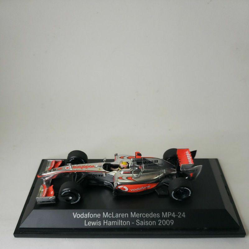 欲しいの Miniatura Hamilton Lewis MP4-24 Mercedes McLAREN Vodafone ミニカー