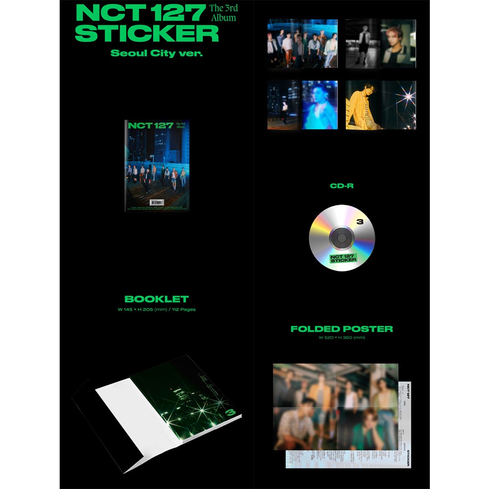 NCT 127 - The 3rd Album [ Sticker ] | Shopee Brasil