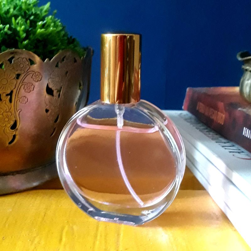 Frasco de vidro para perfume recarregável 30ml com válvula spray e
