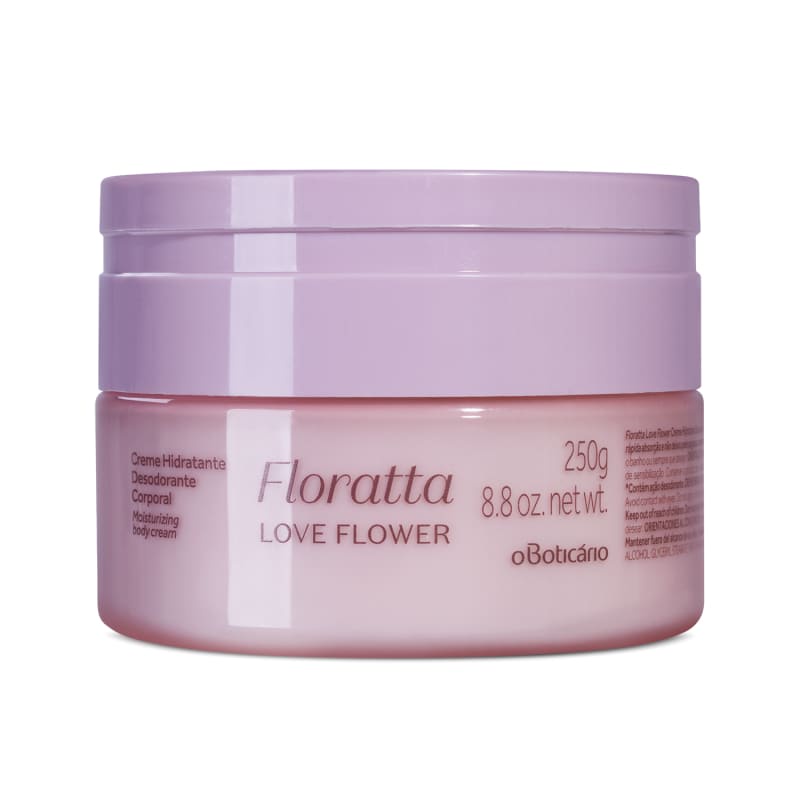 Floratta Creme Hidratante Desodorante Corporal Love Flower G Botic Rio Shopee Brasil