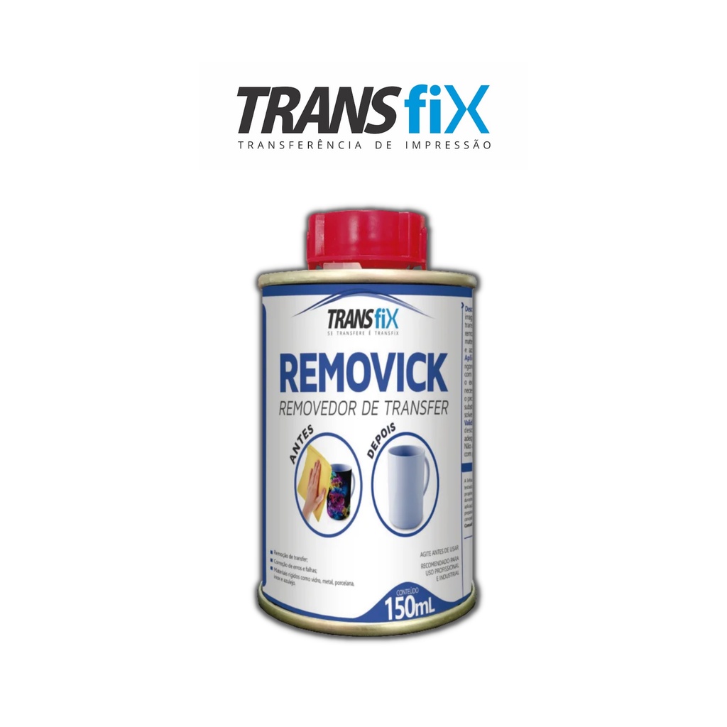 Removedor De Transfer Laser Removick Transfix - 150ml | Shopee Brasil