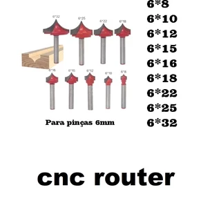 Fresa Cnc Tupia Spindle acabamento cnc router chanfro Baulada