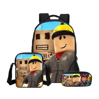 Happytime Roblox Mochila Para Adolescente 3 Pçs Conjunto De