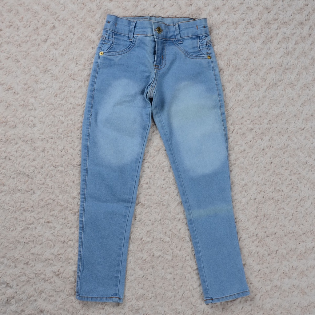 Calça Jeans Infantil e Infanto Juvenil Moça Menina Disponivéis nos tamanhos  2, 3, 4, 6, 8, 10, 12, 14, 16