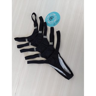 Calcinha tic-tac fio dental Preto (1 unidade )