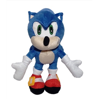 4 Bonecos Pelúcia Turma Do Sonic Knucles Tails Amy 35 Cm Pelucias