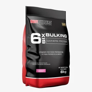 6 Six Bulking Gainers Protein 6kg – Bodybuilders - Massa Hipercalórica