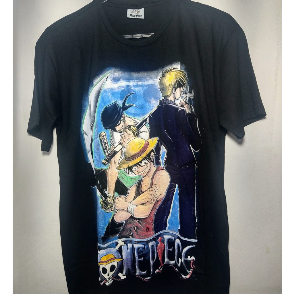 Camiseta masculina Sanji Anime One Piece Desenho Arte Camisa Blusa