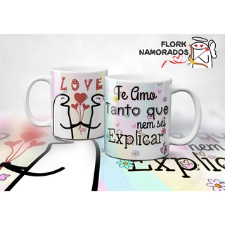 Caneca Cerâmica Florks Meme Dia dos Namorados Já Faz Uns Anos Que a Gente  Se Atura - 325ml no Shoptime