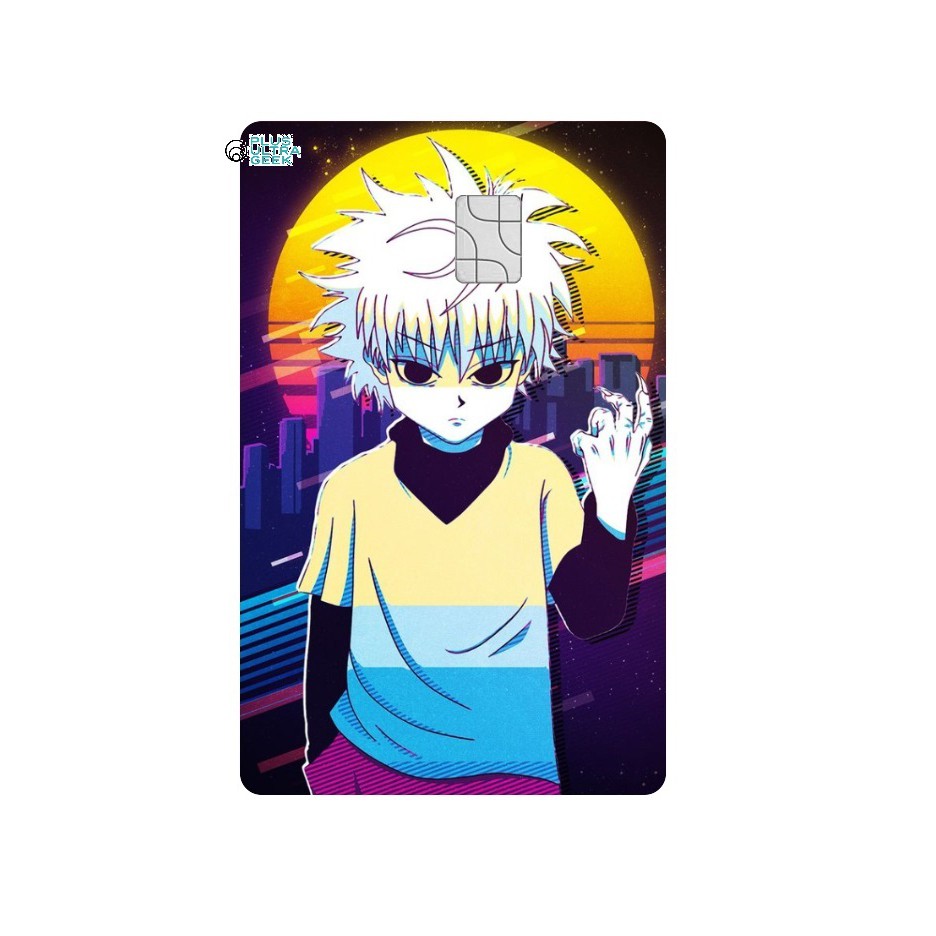 Adesivo Para Cartão De Crédito/Débito Hunter x Hunter Killua