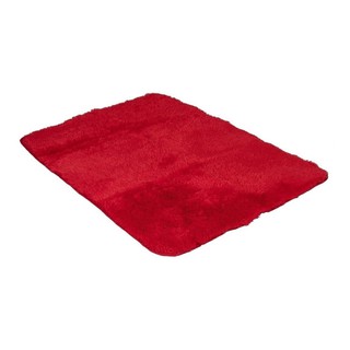 Tapete Sala Peludo Quarto Felpudo 55 Cm X 1 M vermelho