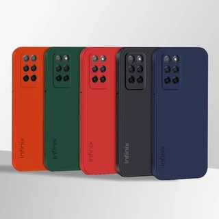 Capa De silicone Em Cor Lisa Original Infinix Note 10 Pro 8