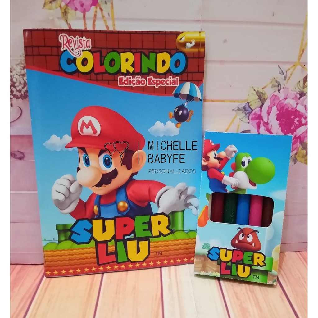 Bowser livro de colorir, Super mario livro de colorir 