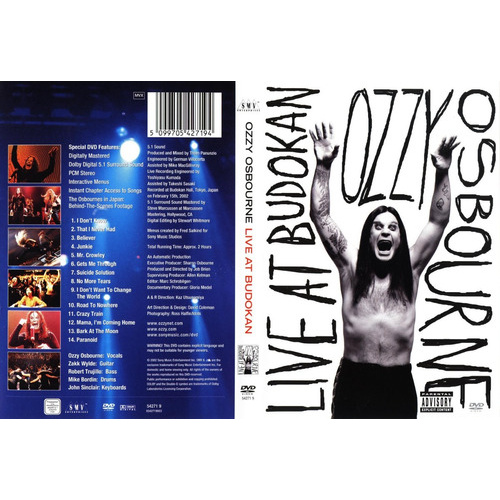 Ozzy - Live At The Budokan | Shopee Brasil