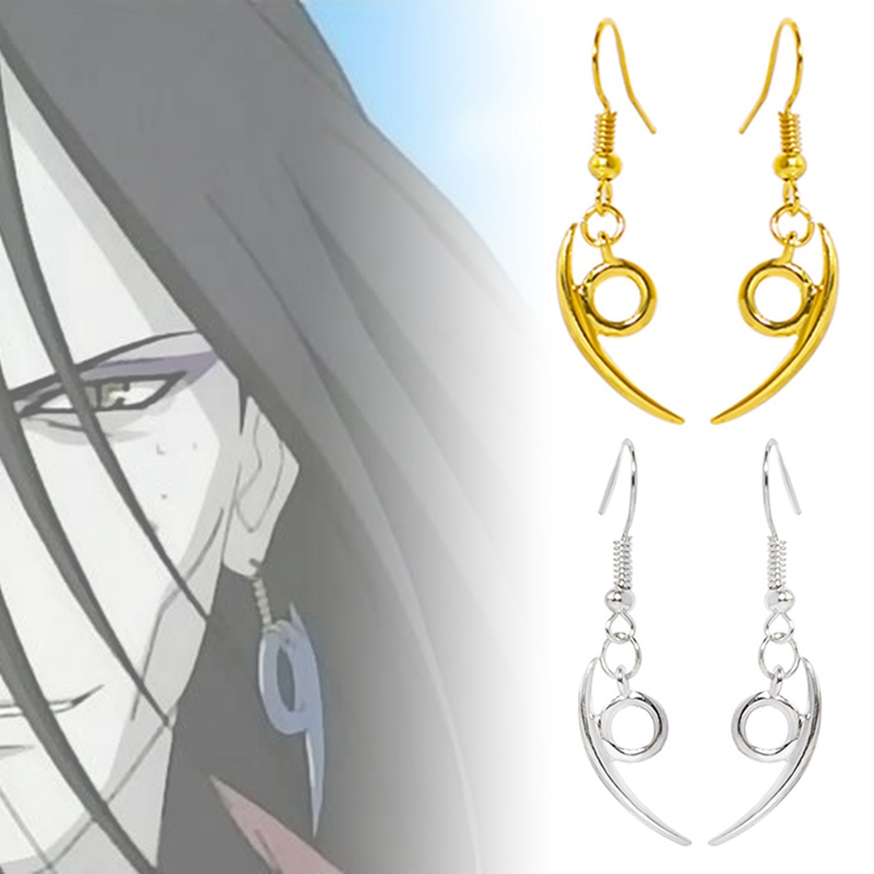 Japão Anime Naruto Orochimaru Brinco Cosplay Moda Jóias Brinco De ...