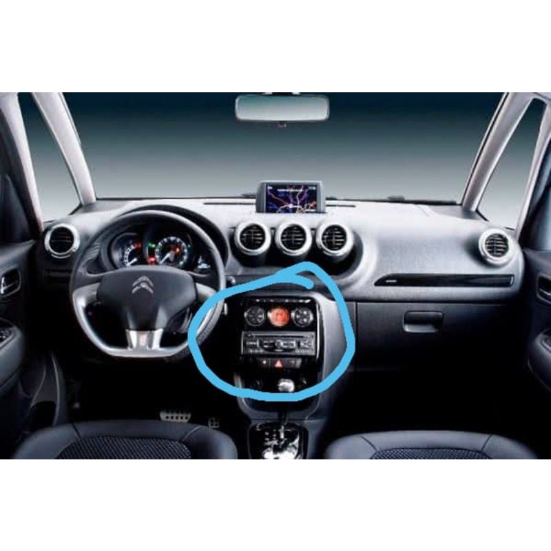 Moldura de painel original Citroen C3 e Air Cross.