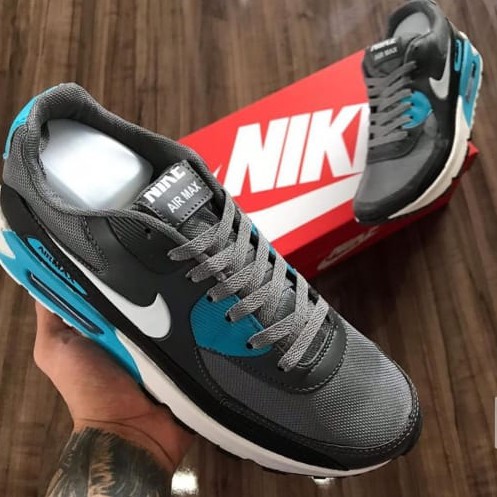 Air max 90 essential azul hot sale