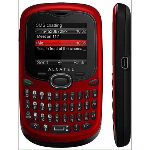 Alcatel D285 Telefone Fixo Sem Fios Vermelho