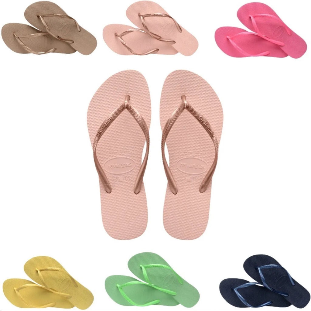 Chinelo Havaianas Slim Square Glitter Il - Produto Original