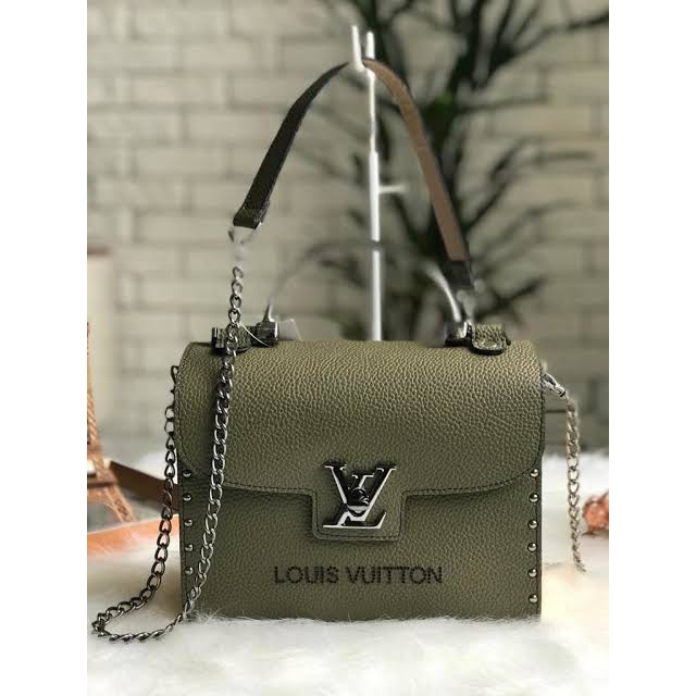 Bolsa Louis Vuitton original Perle Wilshire MM verde feminina