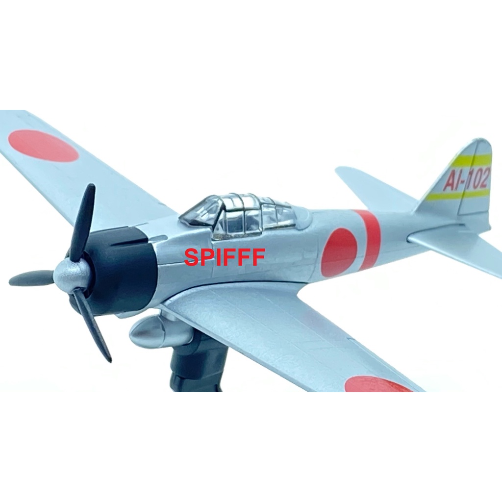 Miniatura Avião Caça Mitsubishi ZERO A6M2b 2 Guerra Mundial 1:97