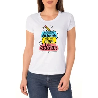 Blusa Professora - Tshirt - Feminina - Camiseta - Várias estampas