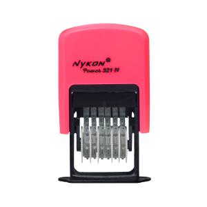 Carimbo Numerador Auto entintado 4mm tinta Preta - Nykon Power 321N