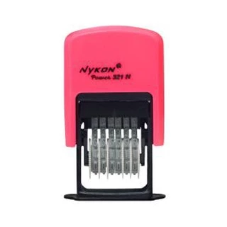 Carimbo Numerador Auto entintado 4mm tinta Preta - Nykon Power 321N