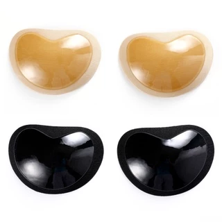 2 Pares Reutilizável Push Up Pad Mamilo Engrossado A Melhorar Mama Almofada Invisível Do Sutiã Biquíni Nipple Tape Etiqueta