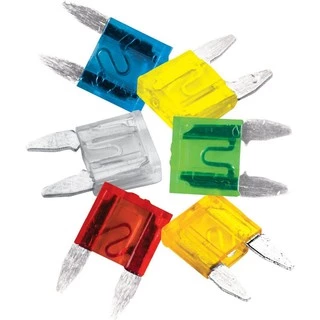 Kit Fusível Mini Com Estojo 10a 15a 20a 25a 30a - 100 Peças
