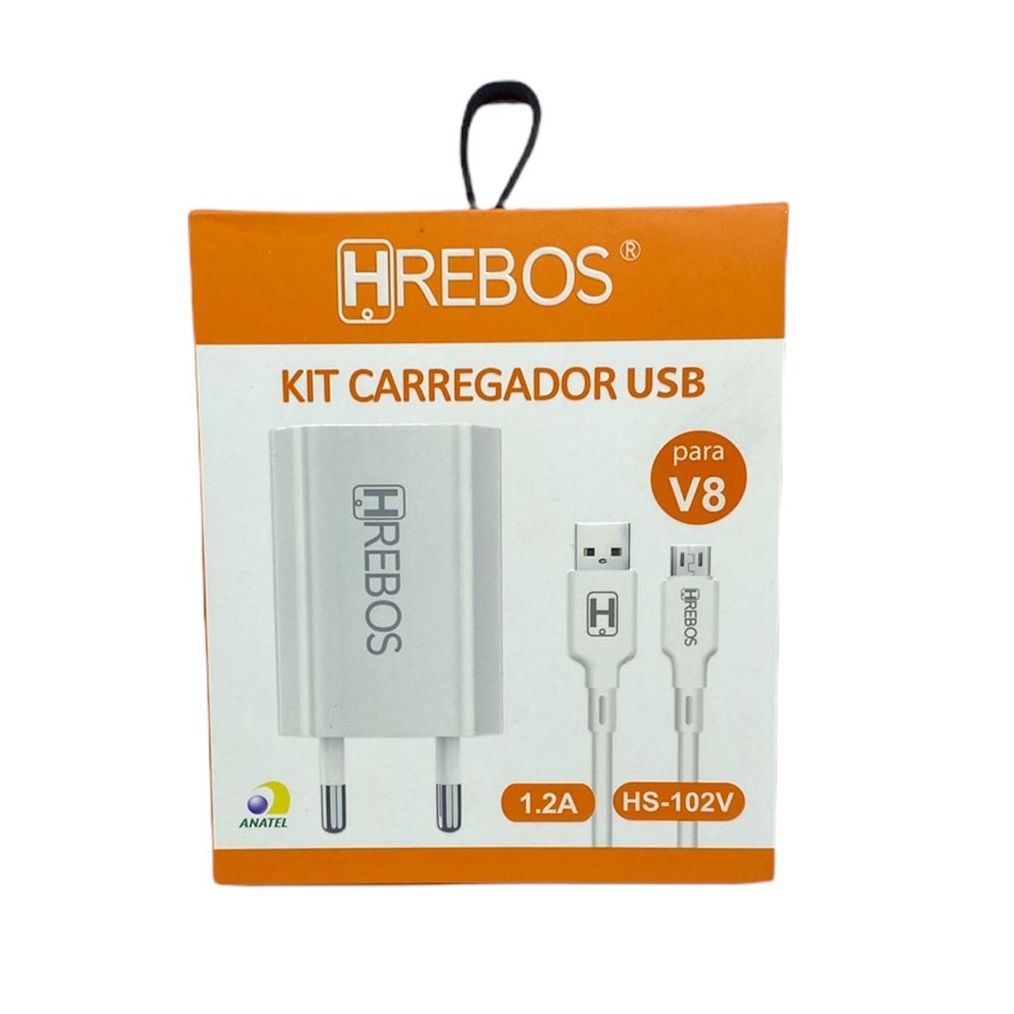 Carregador Hrebos 1.2a V8 Hs-102v . | Shopee Brasil