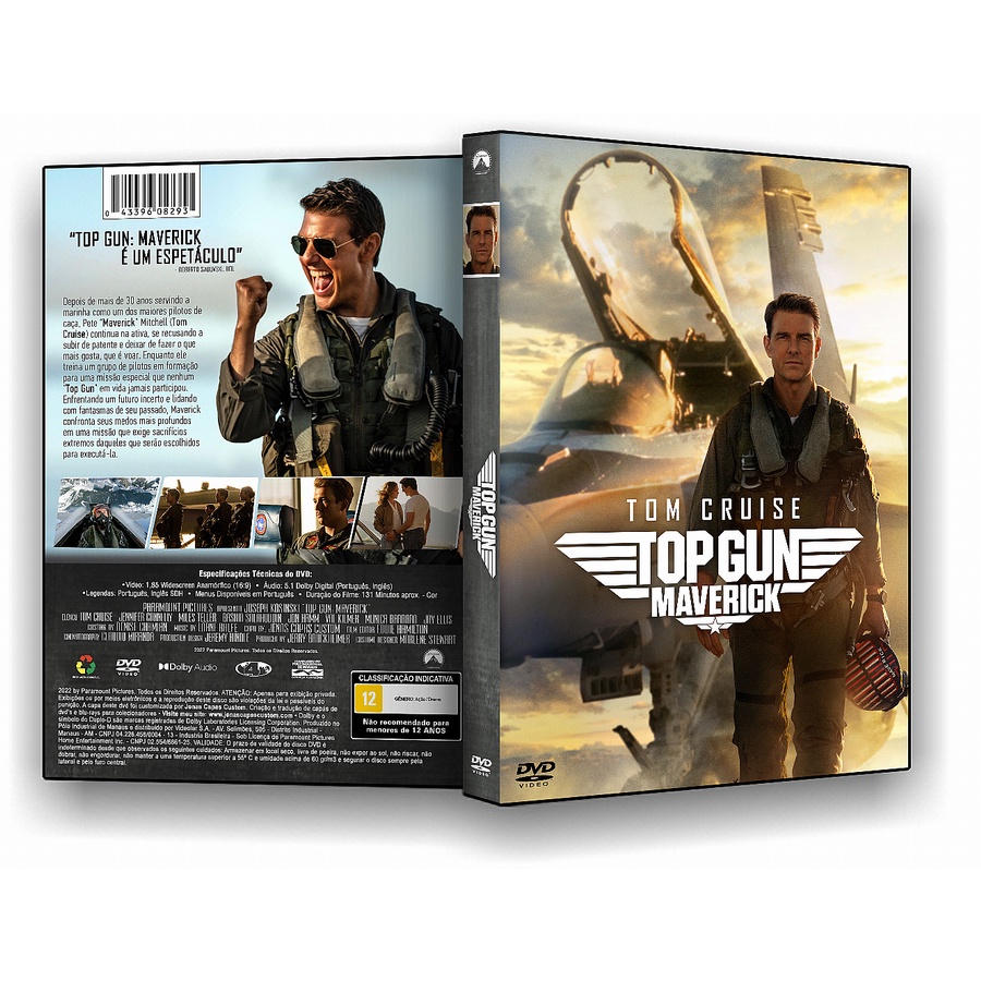 Dvd Top Gun Maverick (2022) Shopee Brasil