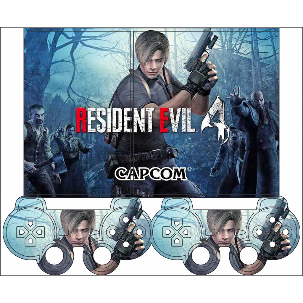 Skin Adesiva PS2 Slim - Resident Evil 4 | Shopee Brasil