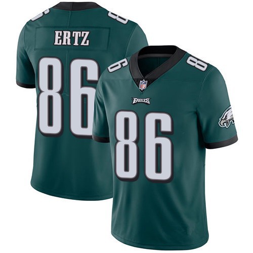 CAMISA FUTEBOL AMERICANO NFL PHILADELPHIA EAGLES SMITH- HOME BORDADO -  PRETO/VERDE