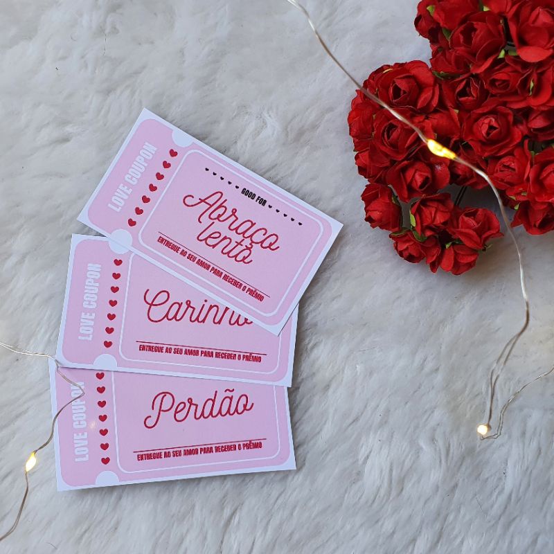 10 Vales rosinhas pro dia dos namorados | Shopee Brasil