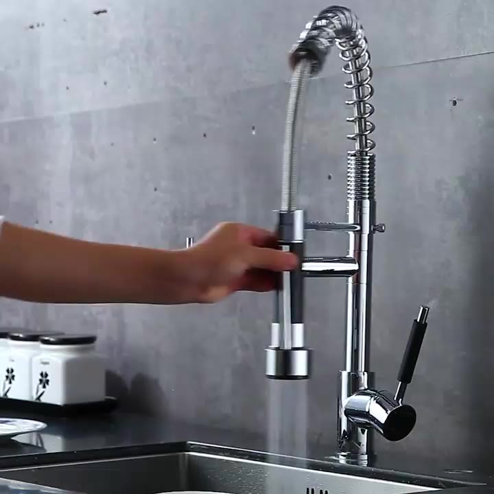 Torneira Cozinha Gourmet Monocomando Com Spray Extensor Prata superior ...