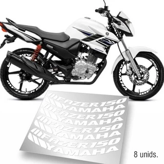 Adesivo Fazer 150 Yamaha Para Roda Modelo Grande