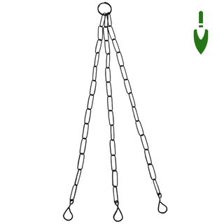 Corrente Tripla 44cm p/ pendurar Vasos Planta Suporte de Aço