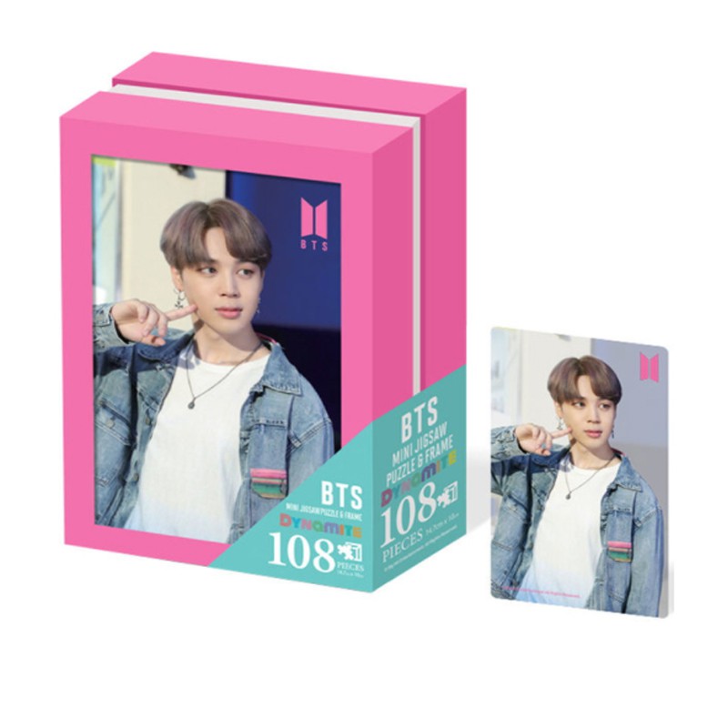 Caixa De Quadro Com Porta-Cabeças Do Bts Dynamite Para Cartão