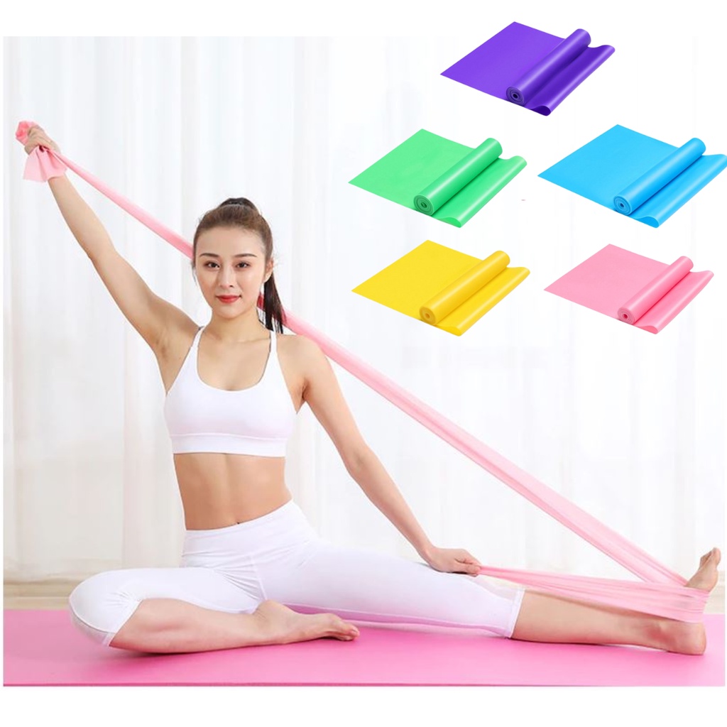 Faixa Elástica Pilates Fisioterapia Yoga Para Exercícios ...
