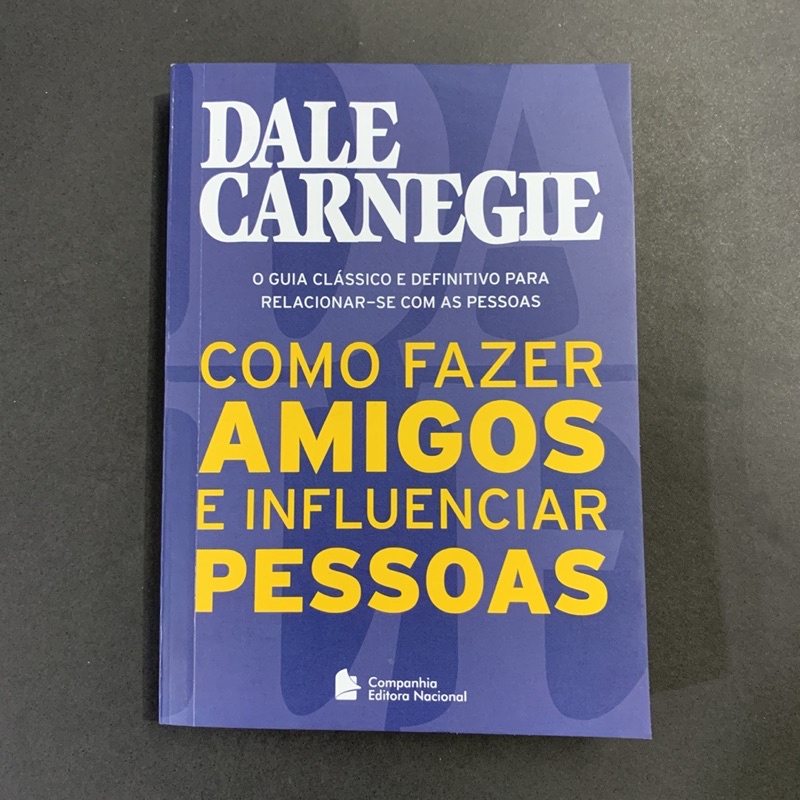 Livro como fazer amigos e influenciar pessoas dale carnegie livro