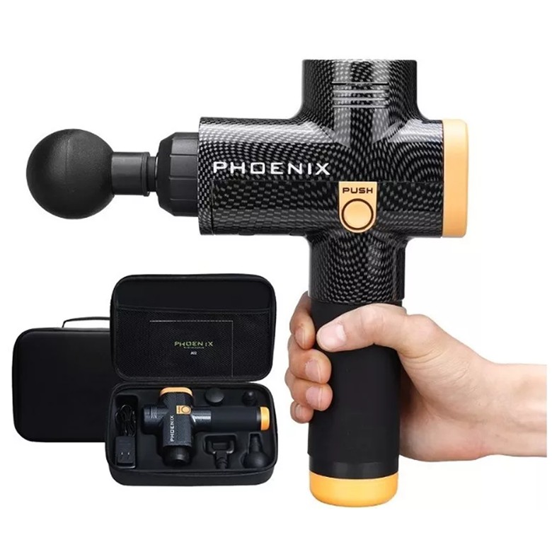 Aparelho Massageador Elétrico Gun Phoenix A2 - Tipo Hypervolt | Shopee ...