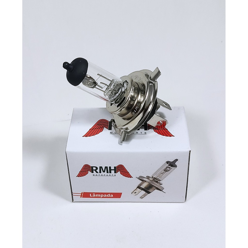 Lampada farol modelo original moto h4 35X35W-12V titan/fan 125/150/160/apache/xtz 125/ybr/factor/fazer 125/150/(BIZ125 2018)