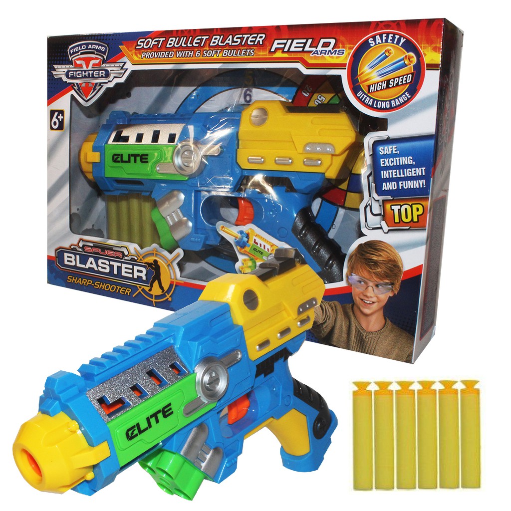 Arma Atira Bolinha e dardos kongpow shotzone BRT - 2185 Brinquedo Infantil