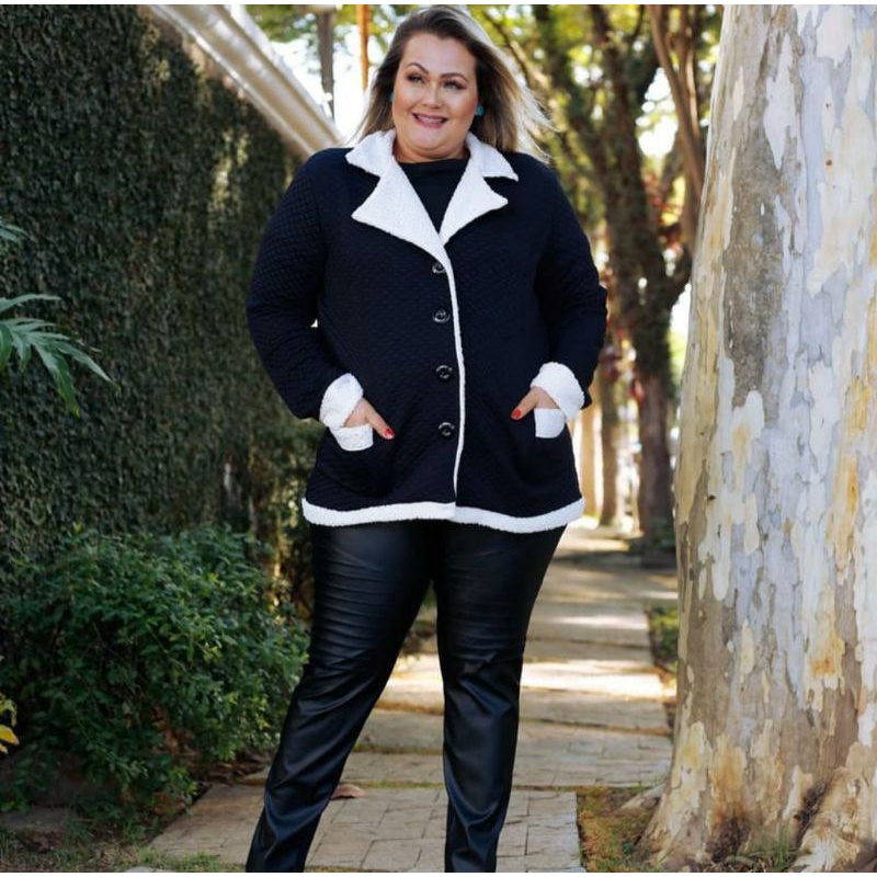 Casacos de inverno sales plus size