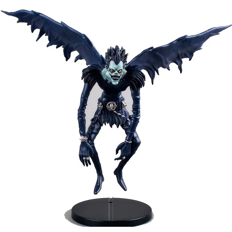 atacado brinquedos anime boneca morte nota esqueleto morte ryuk lem  ornamentos anime ação figuras