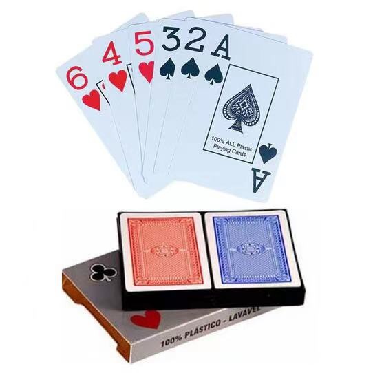 6 Baralhos Jogos de Cartas 100% Plástico c/ 108 Cartas Original em Promoção  na Americanas